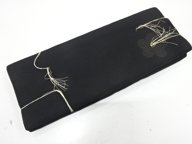 JAPANESE KIMONO / ANTIQUE BOLT FOR SUMMER KIMONO / SILK / FOR MOURNING